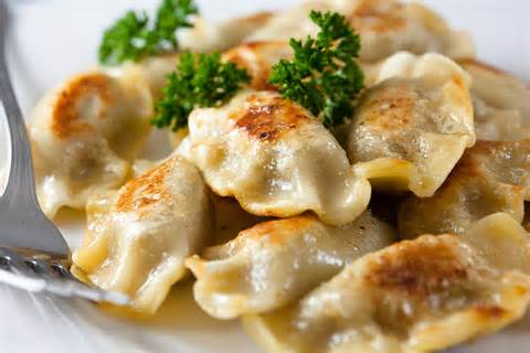 Pierogi (above) are dumplings from Poland. Not from China. 
